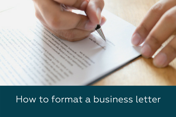 Business Letter Format Example