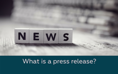 What is a press release?